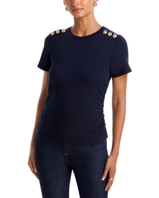 Jasper Button Shoulder Top