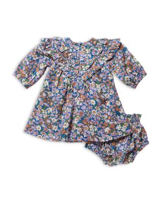 Girls' Everly Printed Ruffled Dress Set - Baby
