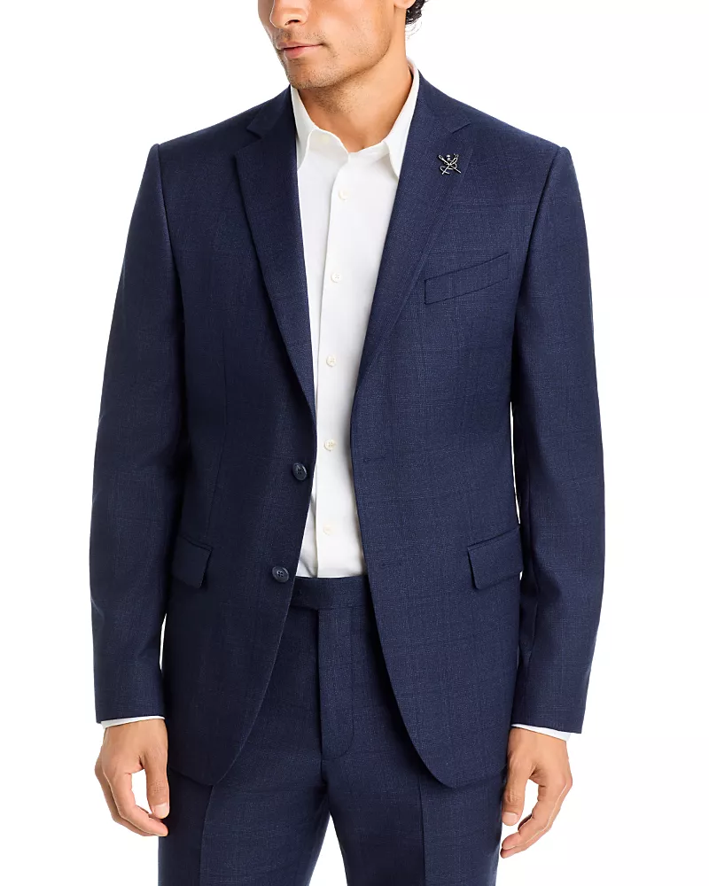 John Varvatos Star Usa Windowpane Suit Jacket