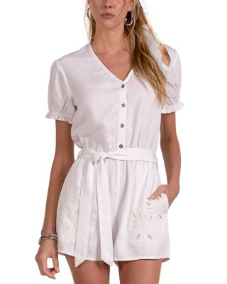 Puff Sleeve Romper