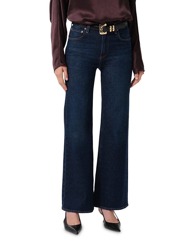Citizens of Humanity Kimberly 70s Cotton Stretch High Rise Flare Leg Jeans in Dark Indigo