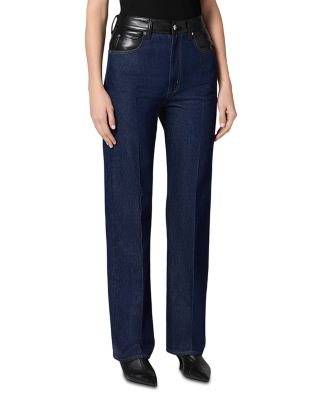 Morgan High Rise Stovepipe Jeans in Rinse/Detox