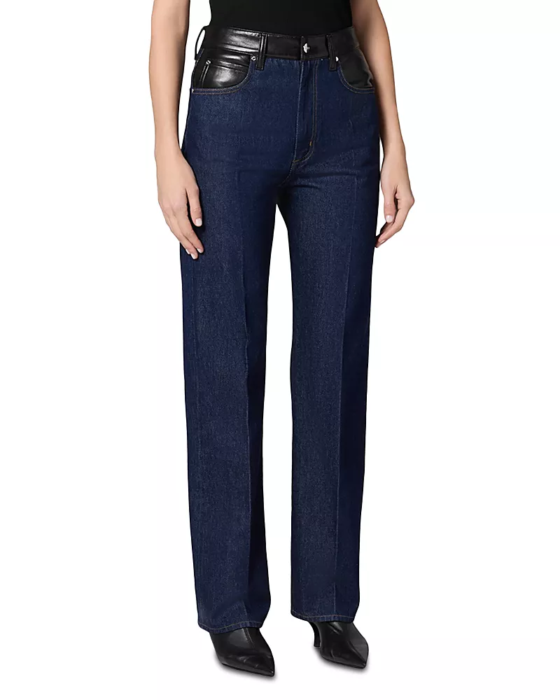 Agolde Morgan High Rise Stovepipe Jeans in Rinse/Detox