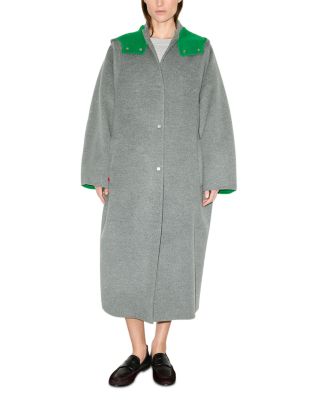 Fresco Double Woven Wool Long Coat