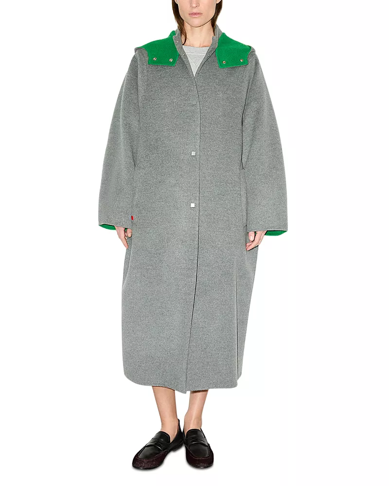 Max & Co. Fresco Double Woven Wool Long Coat