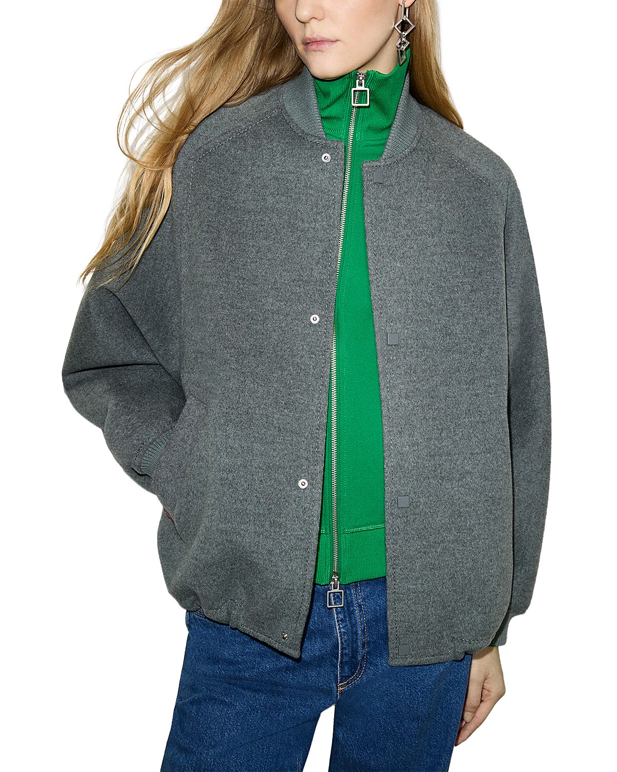 Max & Co. Mcorugiada Wool Bomber Jacket