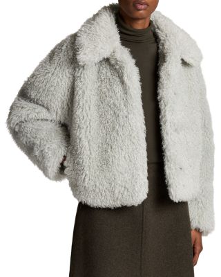 Vince Faux Fur Cropped Jacket