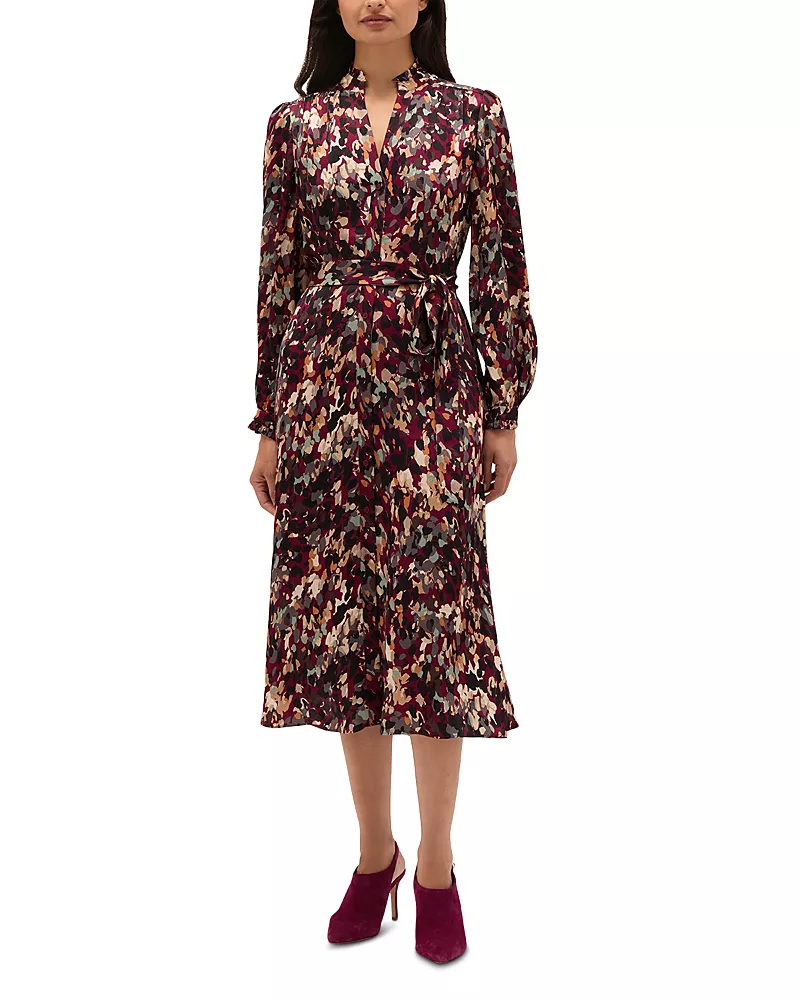 Hobbs London Petite Elin Blouson Sleeve Dress