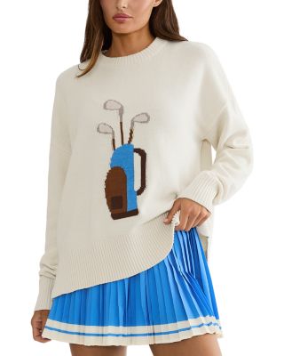 Callie Cotton Blend Golf Sweater