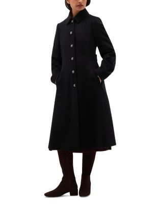 Petite Iona Wool Collared Coat