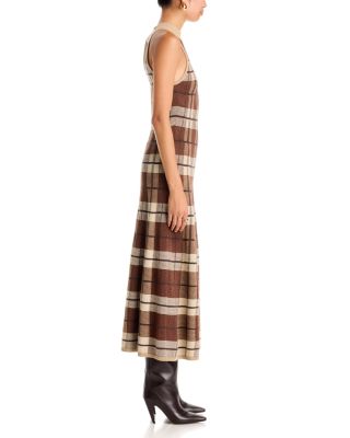 Louisa Heritage Brown Plaid Dress