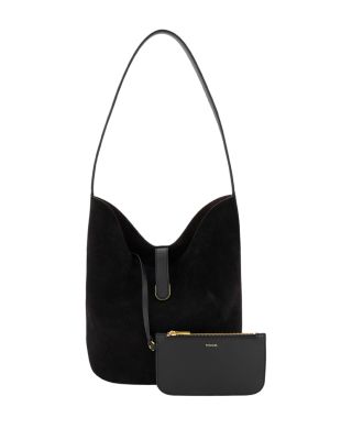 Vince Eris Medium Suede Bucket Bag