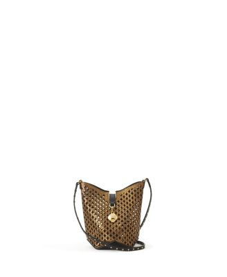 Catch By Nano Bucket Bag in Shiny Leather