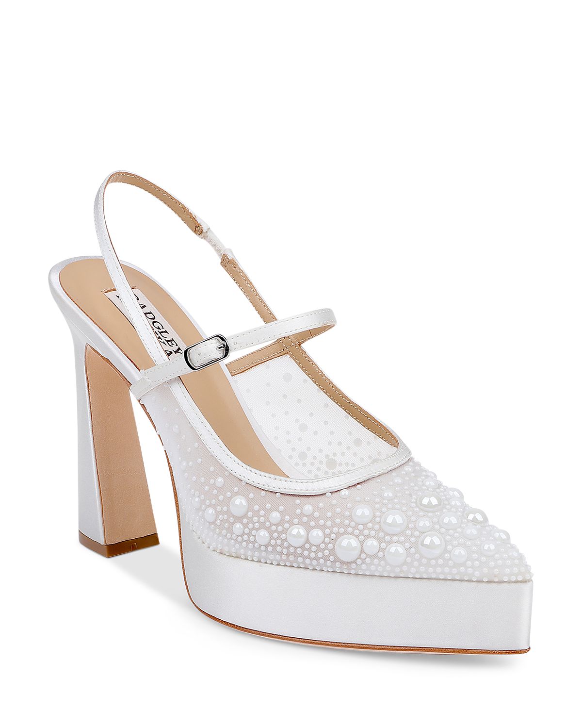 Badgley Mischka Women's Rhylee Platform Slingback Pumps
