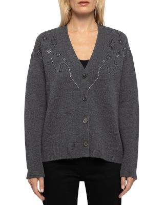 Mirkaz Cashmere Embellished Cardigan