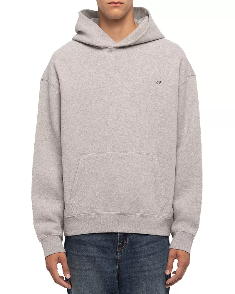 Zadig & Voltaire Sweelo Cotton Blend Logo Hoodie