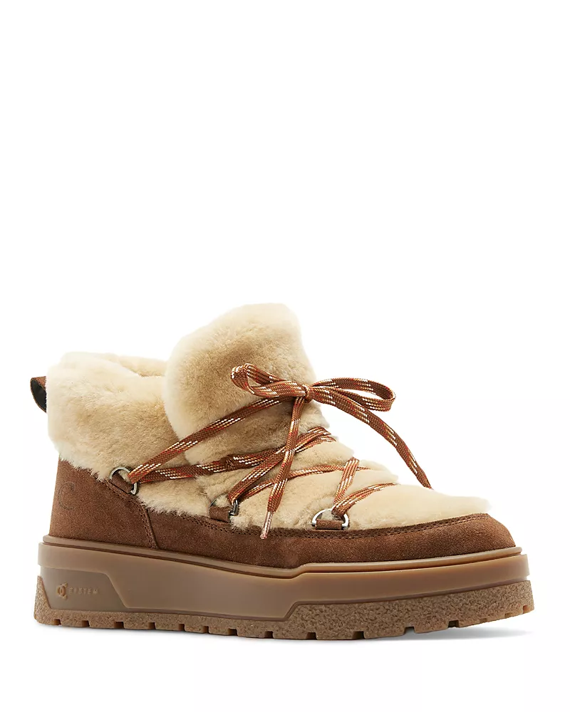 La Canadienne Women's Epic Shearling Lined Waterproof Snow Boots
