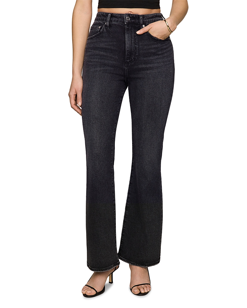 Z Supply The Studio Modern Cotton Stretch Bootcut Jeans in After Dark