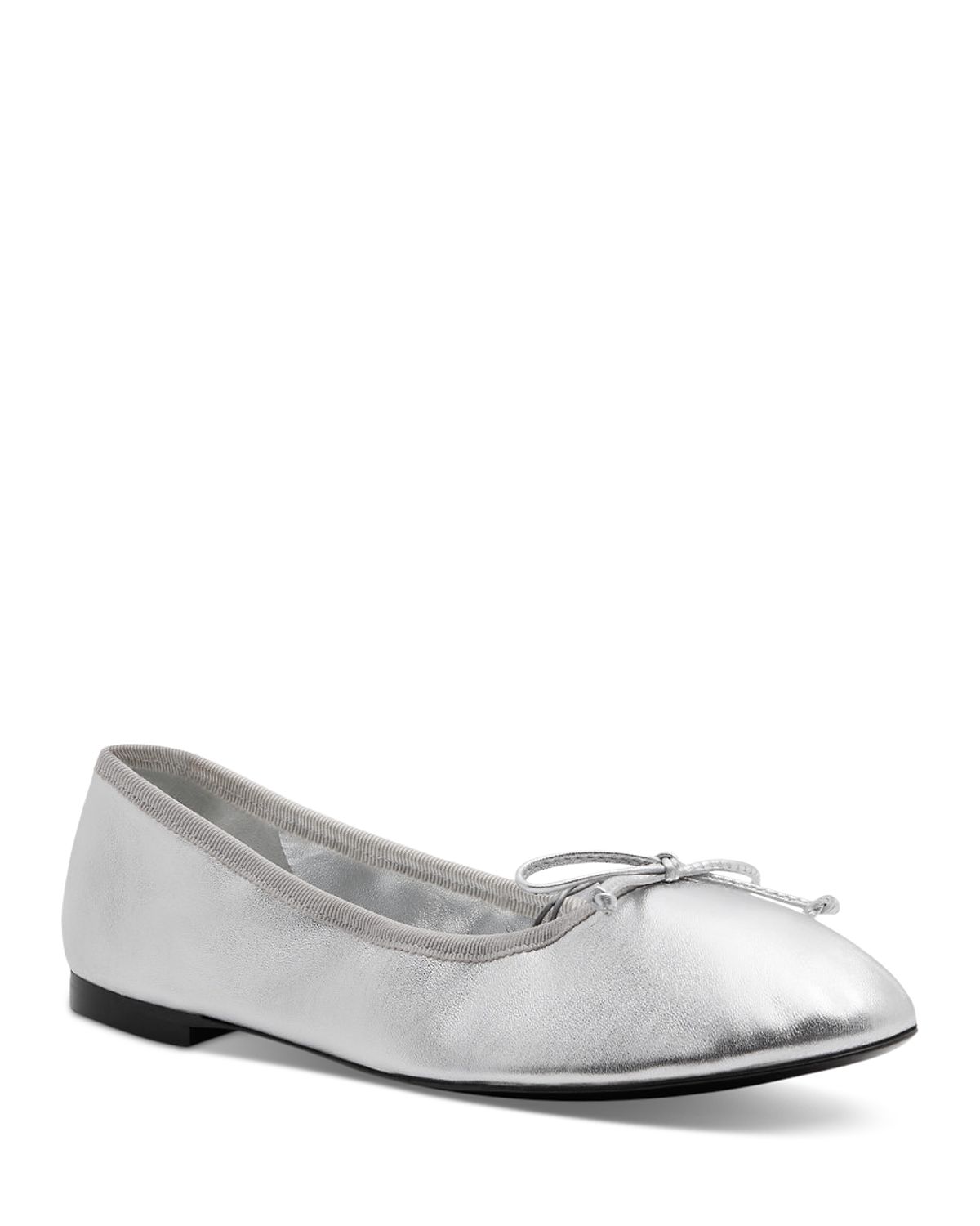 Stuart Weitzman Women's Nia Leather Ballet Flats