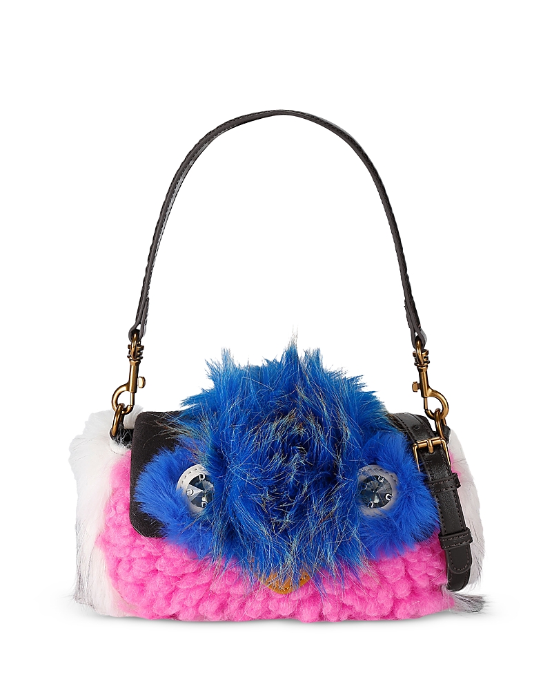 Kurt Geiger London Oxford Mini Faux Fur Mascot Shoulder Bag