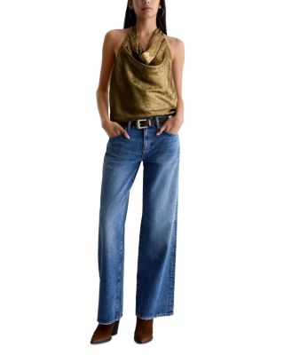 Adria Mid Rise Wide Leg Jeans in Jive - thumbnail 2