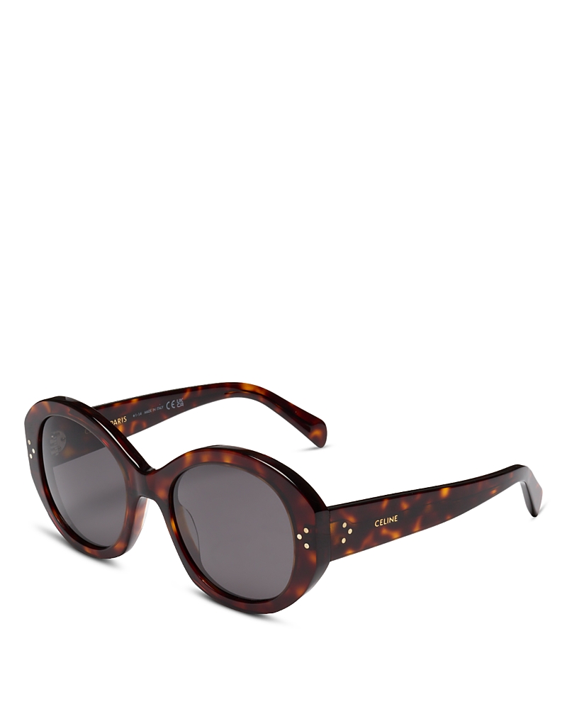 Celine Oval Sunglasses, 53mm