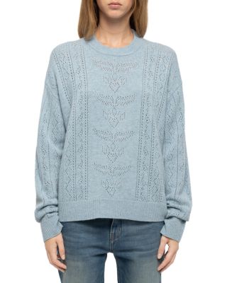 Markuz Wool & Cashmere Pointelle Sweater