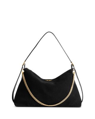 Jim Suede Shoulder Bag