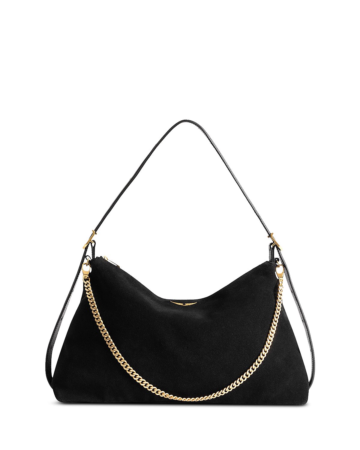 Zadig & Voltaire Jim Suede Shoulder Bag