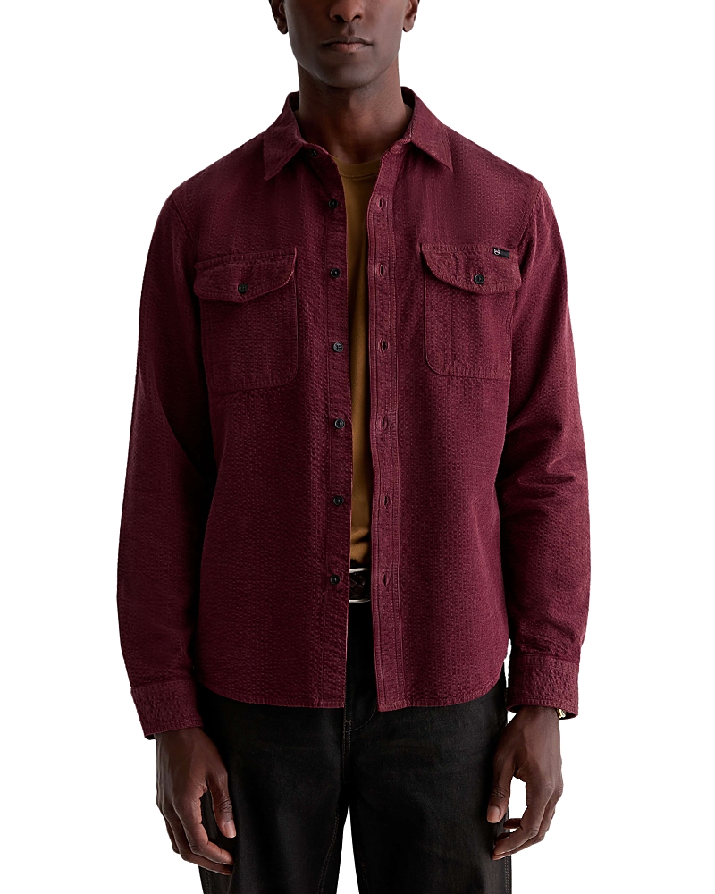 Ag Miller Jazz Berry Cotton Pocket Shirt