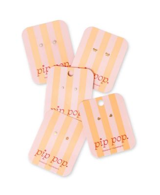 Girls' Mini Flatback Stud Hypoallergenic Earring Set