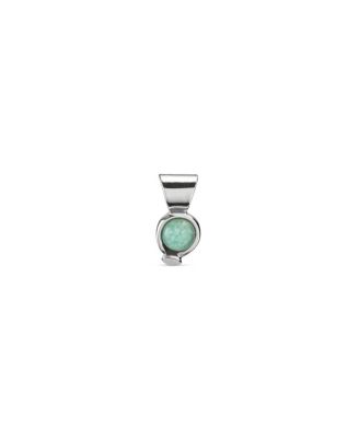 UNOde50 Sterling Silver and Amazonite Stone Charm