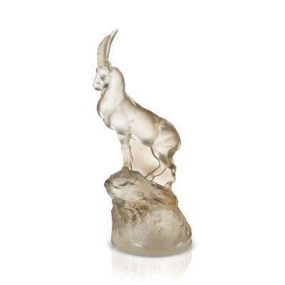 Gold Luster Ibex Figurine