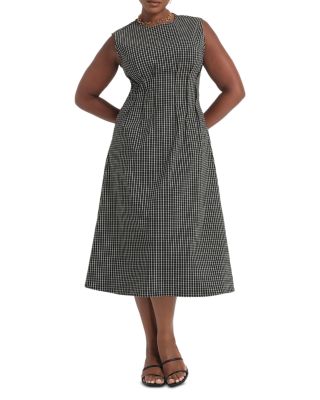 Bobbie Pleated Waist Midi Dress