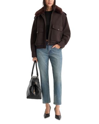 The Better Than Leather Faux Leather Bomber Jacket