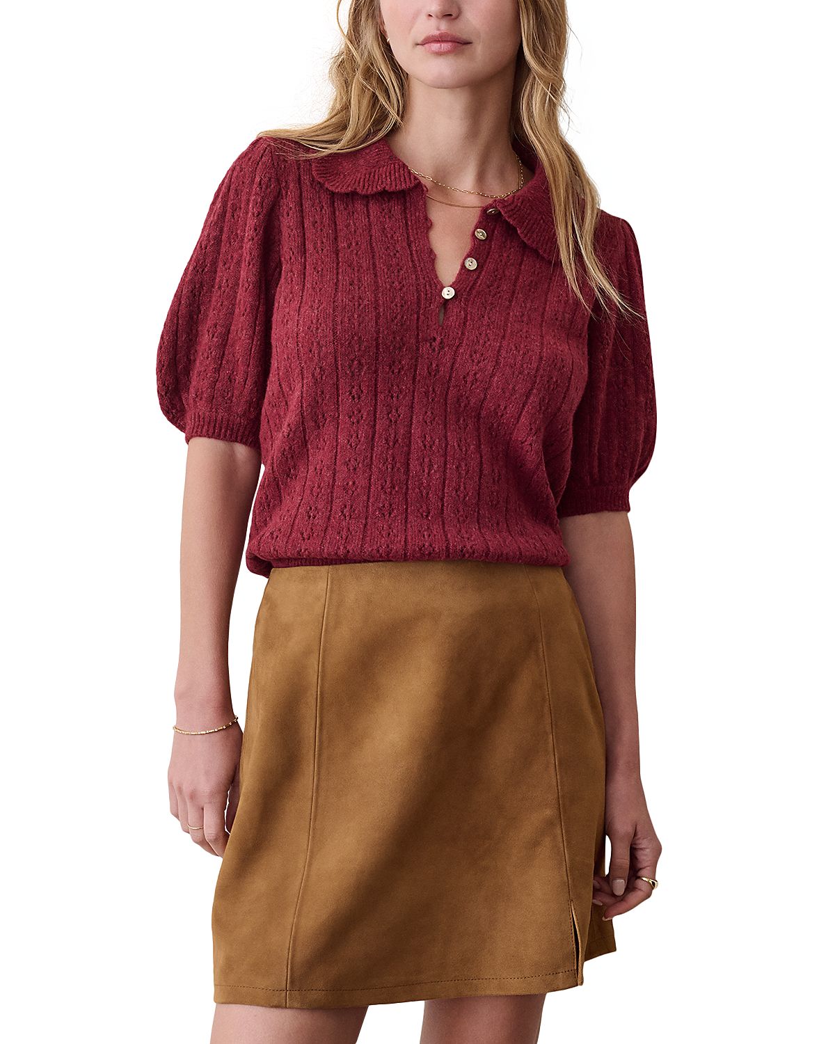 Marine Layer Sophie Collared Sweater