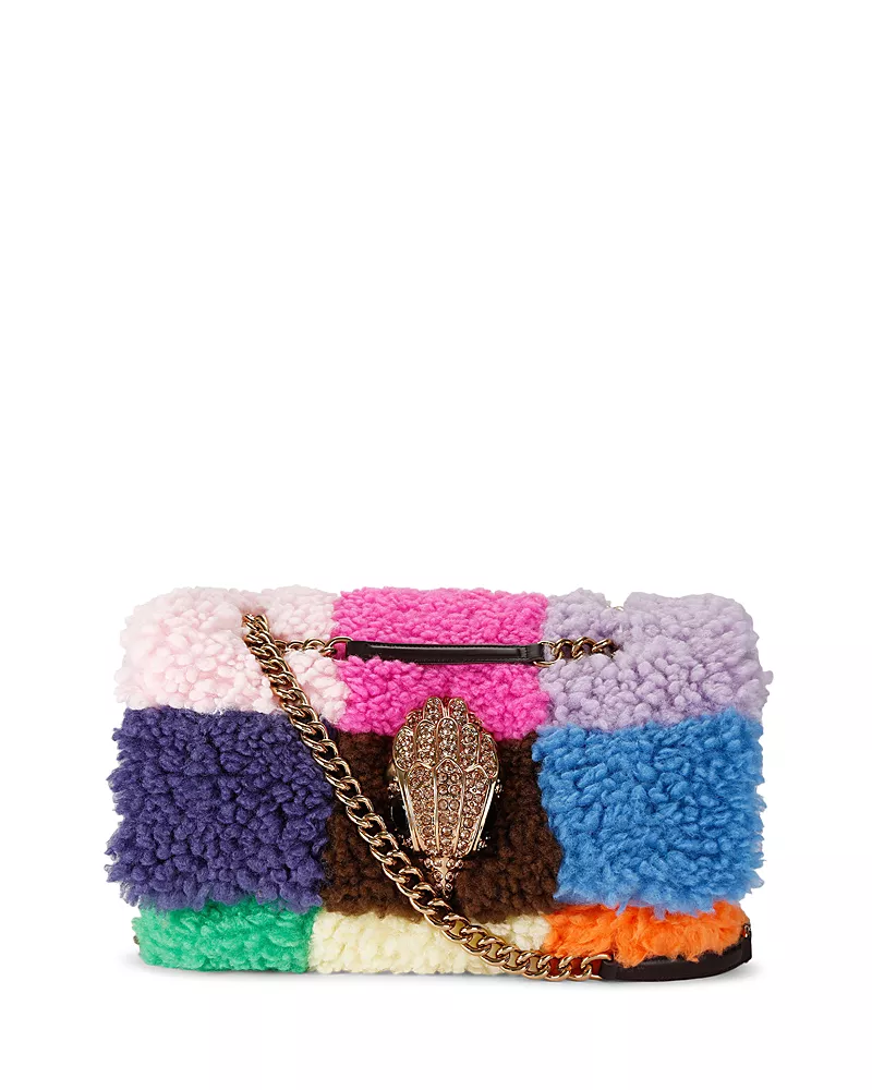 Kurt Geiger London Macro Kensington Faux Fur Shoulder Bag