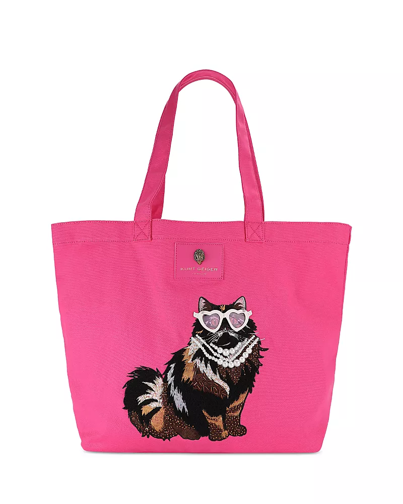 Kurt Geiger London Holborn Patch Cotton Tote Bag