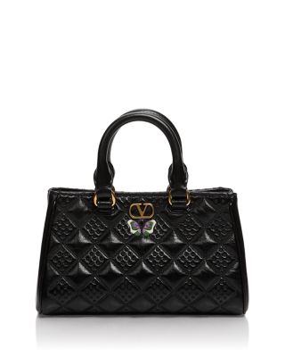VLogo Quilted Leather Mini Bag