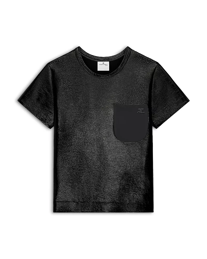 Courreges One Pocket Vinyl Top