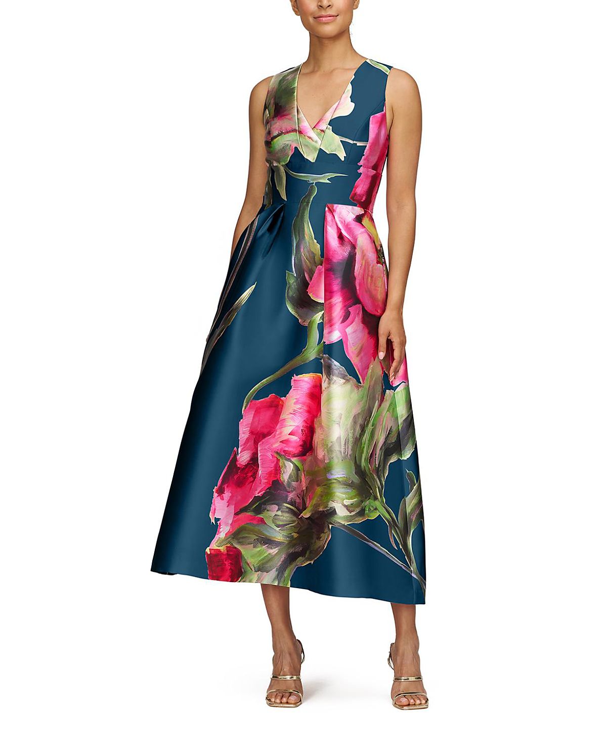 Kay Unger Regina Tea Length Dress