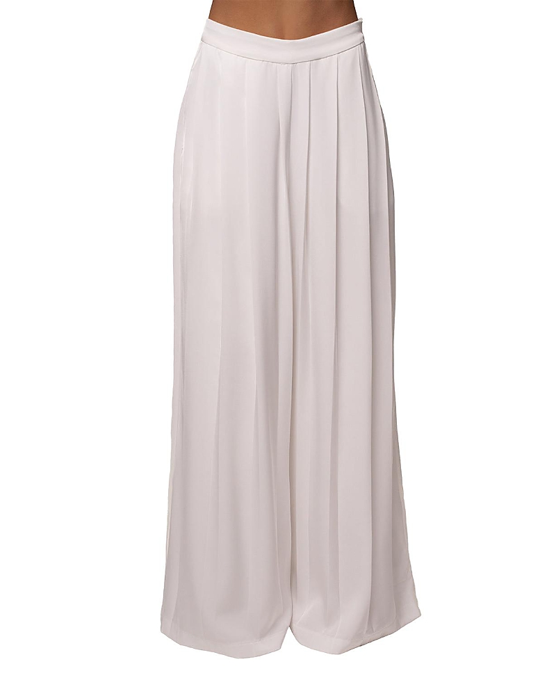 Jluxlabel Clara Wide Leg Pleated Trousers