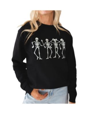 Sweet Wink Women's Glow In The Dark Silly Skelly Halloween Sweatshirt
