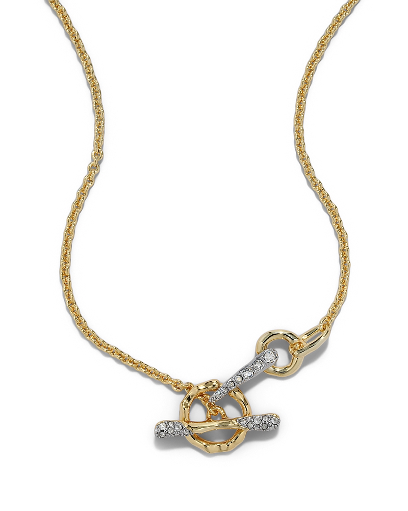 Alexis Bittar Solanales Crystal Toggle Necklace, 15.5