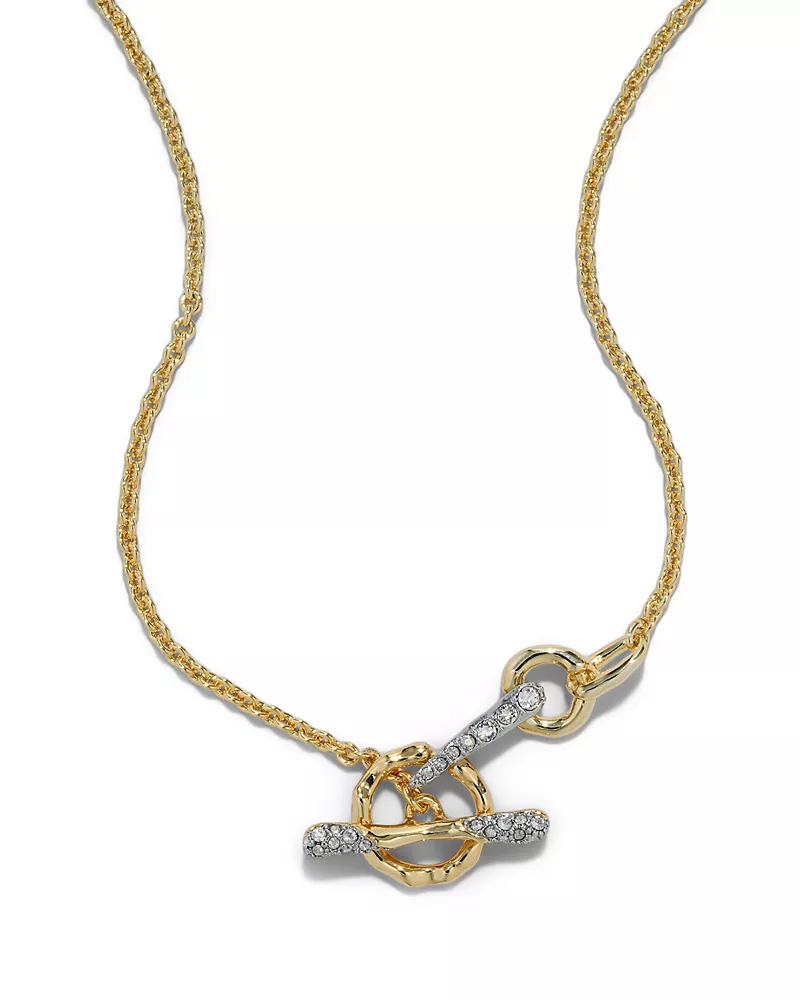 Alexis Bittar Solanales Crystal Toggle Necklace, 15.5