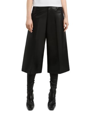 Cornelia Paper Leather Cropped Pants