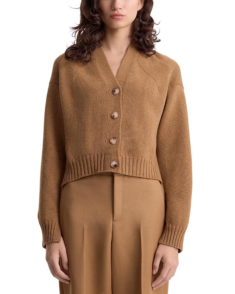 Fforme Enika Wool & Cashmere Cropped Cardigan
