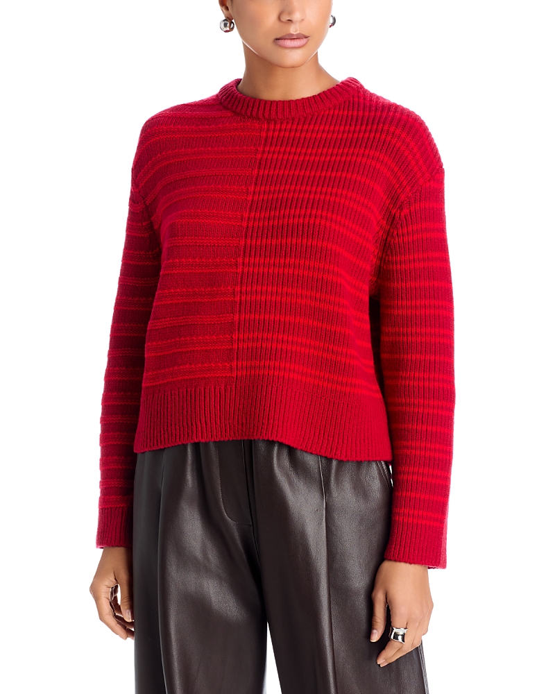 Proenza Schouler White Label Pandora Striped Long Sleeve Sweater