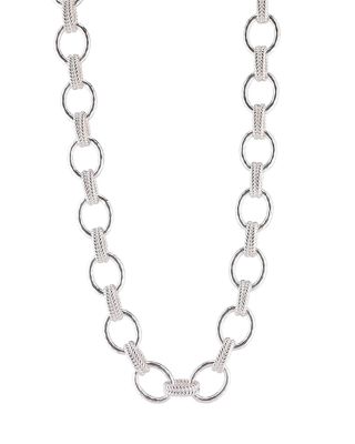 Cleopatra Regal Link Necklace in 18K Gold Plated, 16"