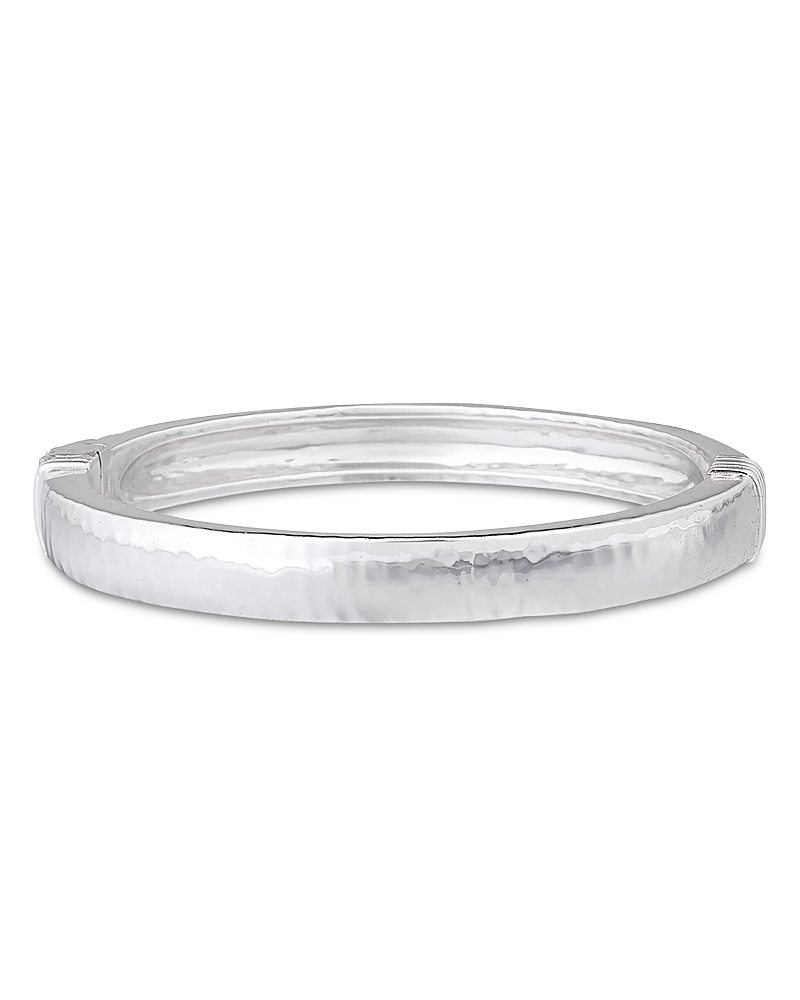 Capucine De Wulf Cleopatra Oval Hammered Bangle Bracelet